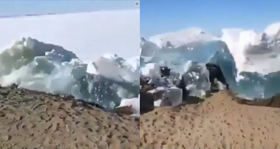 Tsunami De Hielo Sorprende A Habitantes Rusos Quadratin Quintana Roo