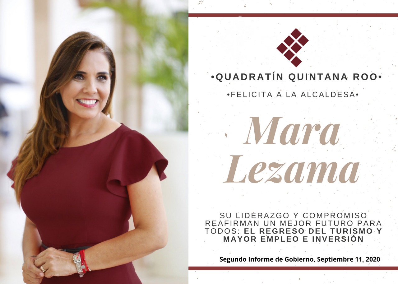 Segundo Informe De Gobierno De Mara Lezama Quadratin Quintana Roo