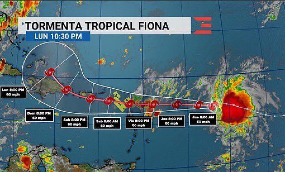 Ya es Fiona tormenta tropical en el Atlántico Quadratin Quintana Roo