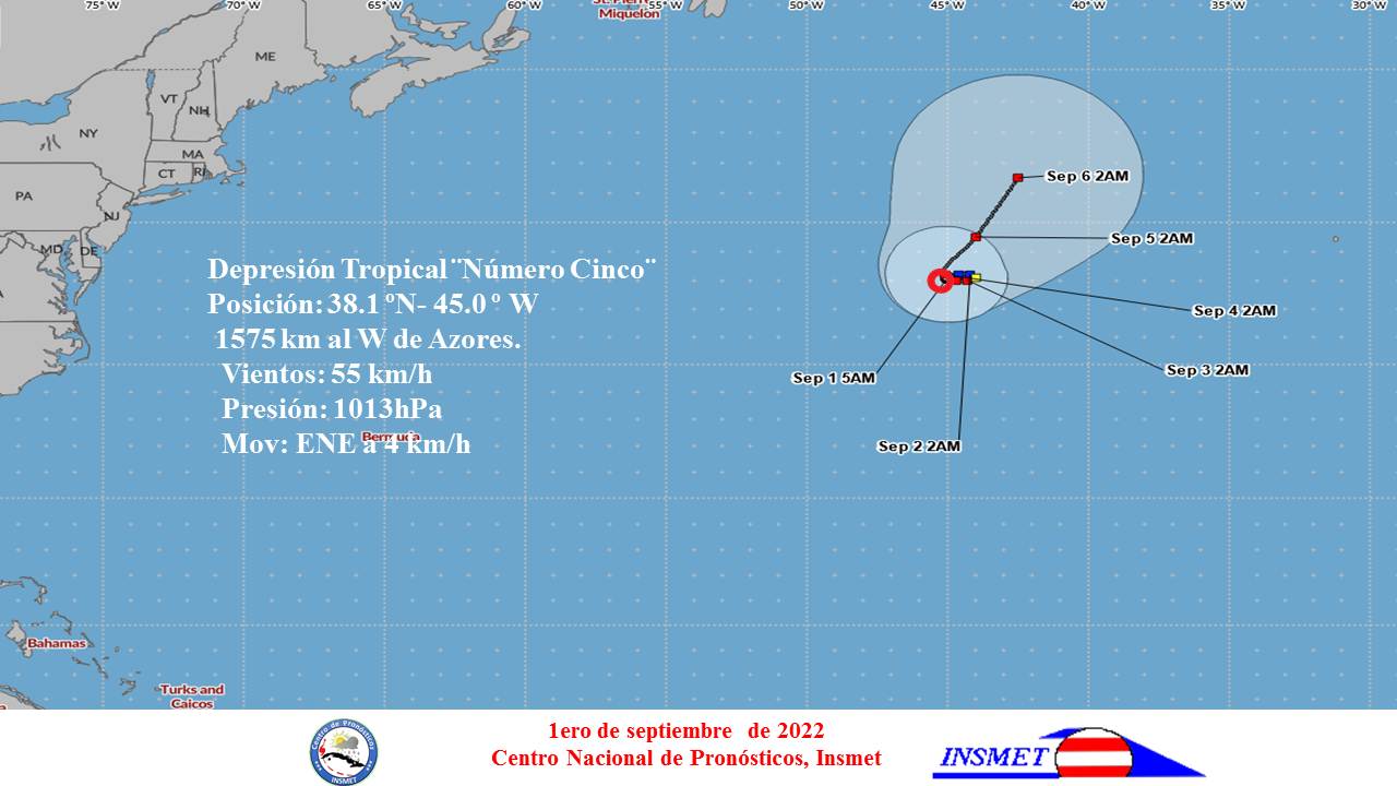 Se Forma En El Atl Ntico La Tormenta Tropical Danielle Quadratin