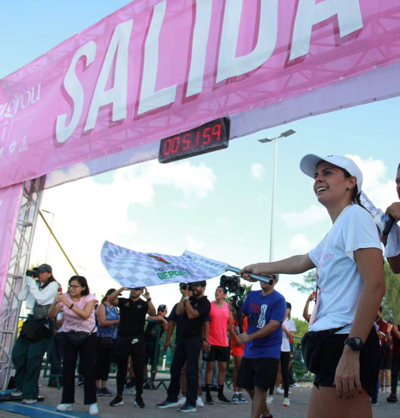 Corren Ana Paty Y Cancunenses Por Las Mujeres Quadratin Quintana Roo