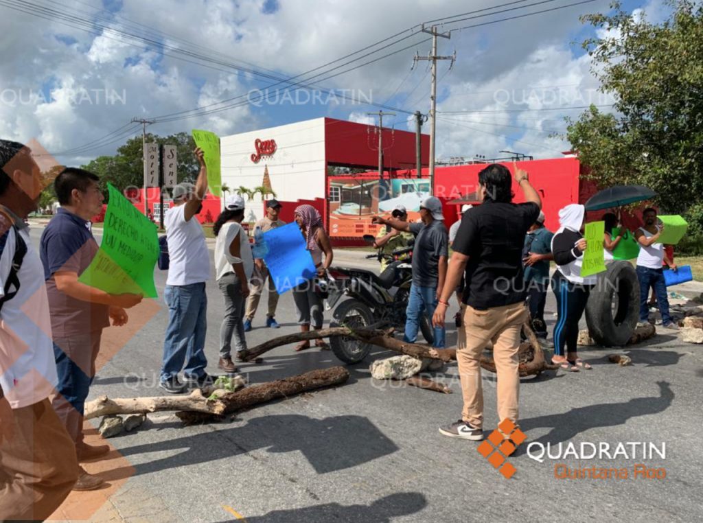 Bloquean Carriles De La L Pez Portillo En Canc N Hay Reclamos