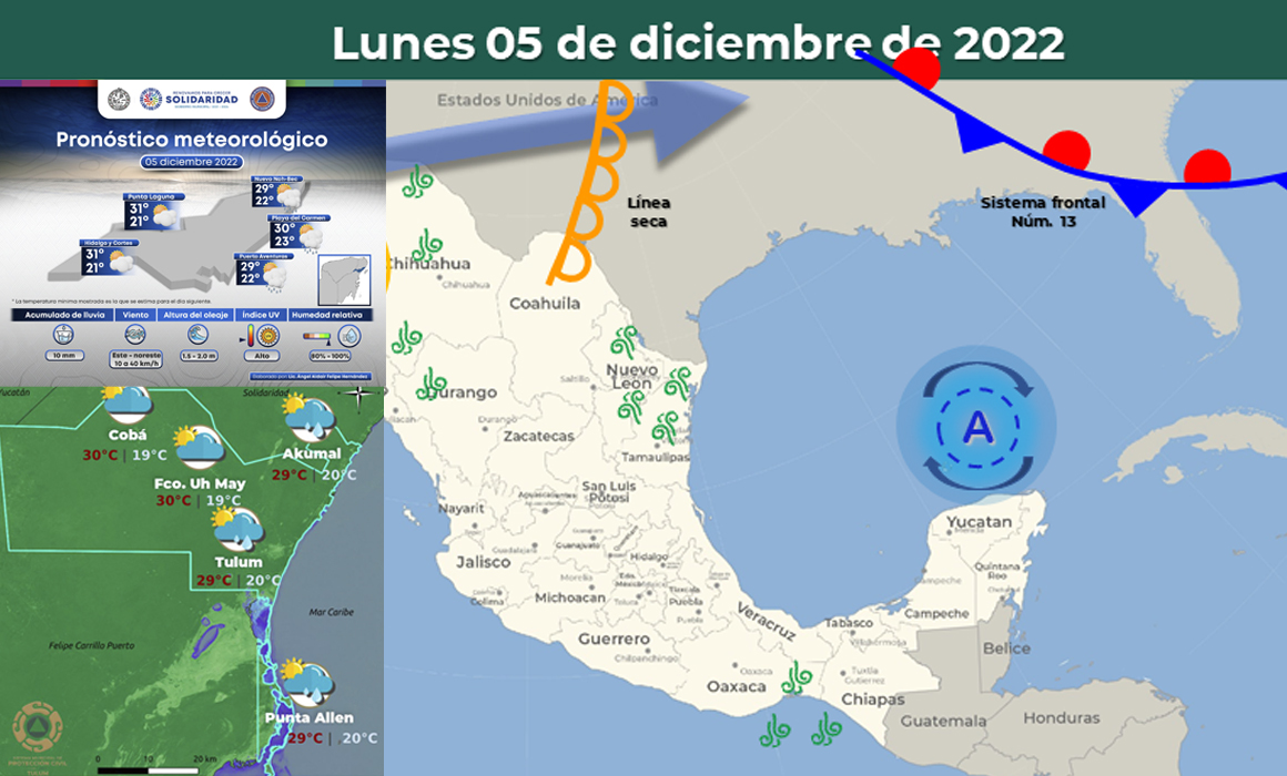 Pronostican Bochorno Y Lluvias Este Lunes En Quintana Roo Quadratin