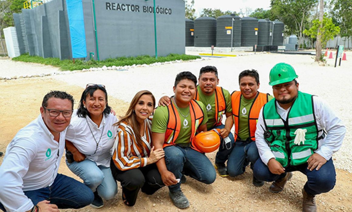 Inaugura Mara Lezama Primera Planta De Tratamiento De Aguas Azules