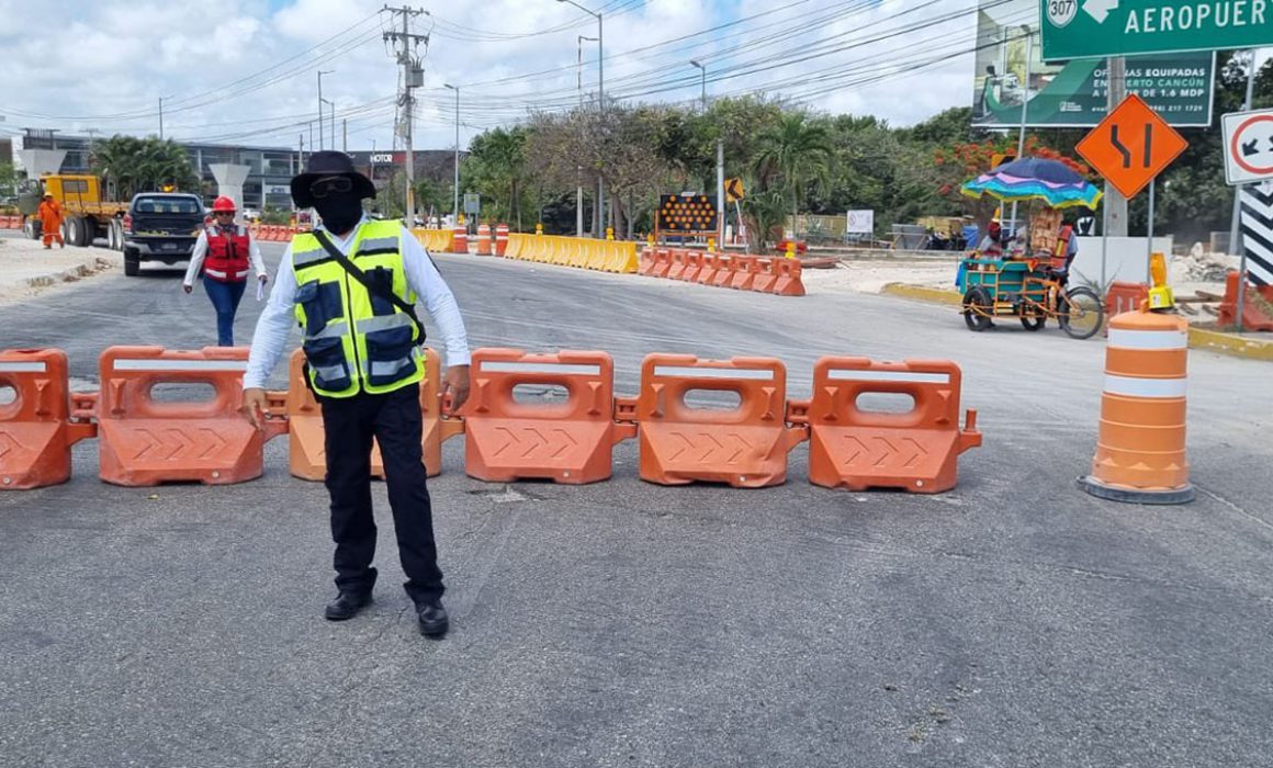 Toma precauciones hay cierres viales en Cancún Quadratin Quintana Roo