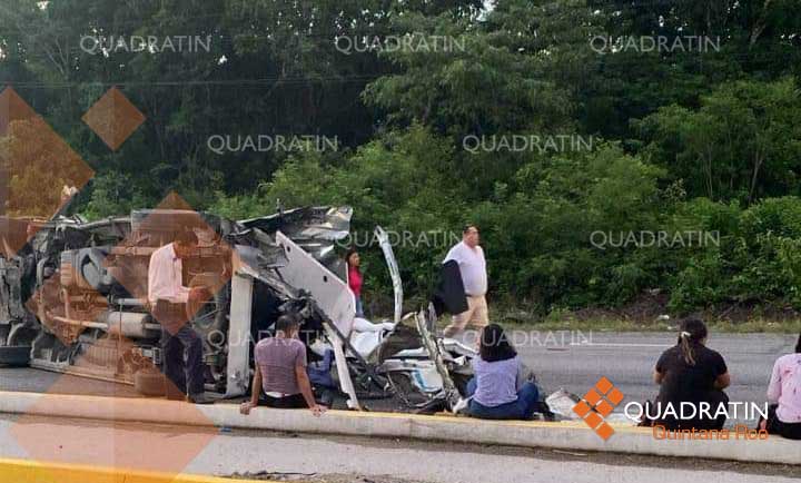 Tragedia En Carretera Federal 307 Deja Al Menos 6 Muertos Quadratin