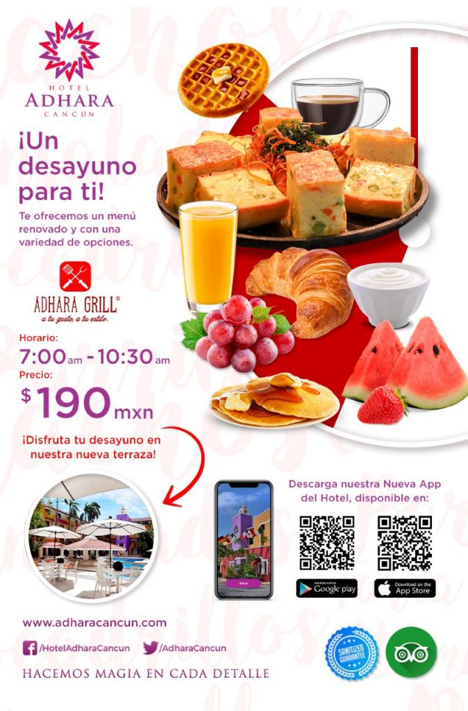 Hotel Adhara Cancún ofrece buffet por solo 190 pesos - Quadratin Quintana  Roo