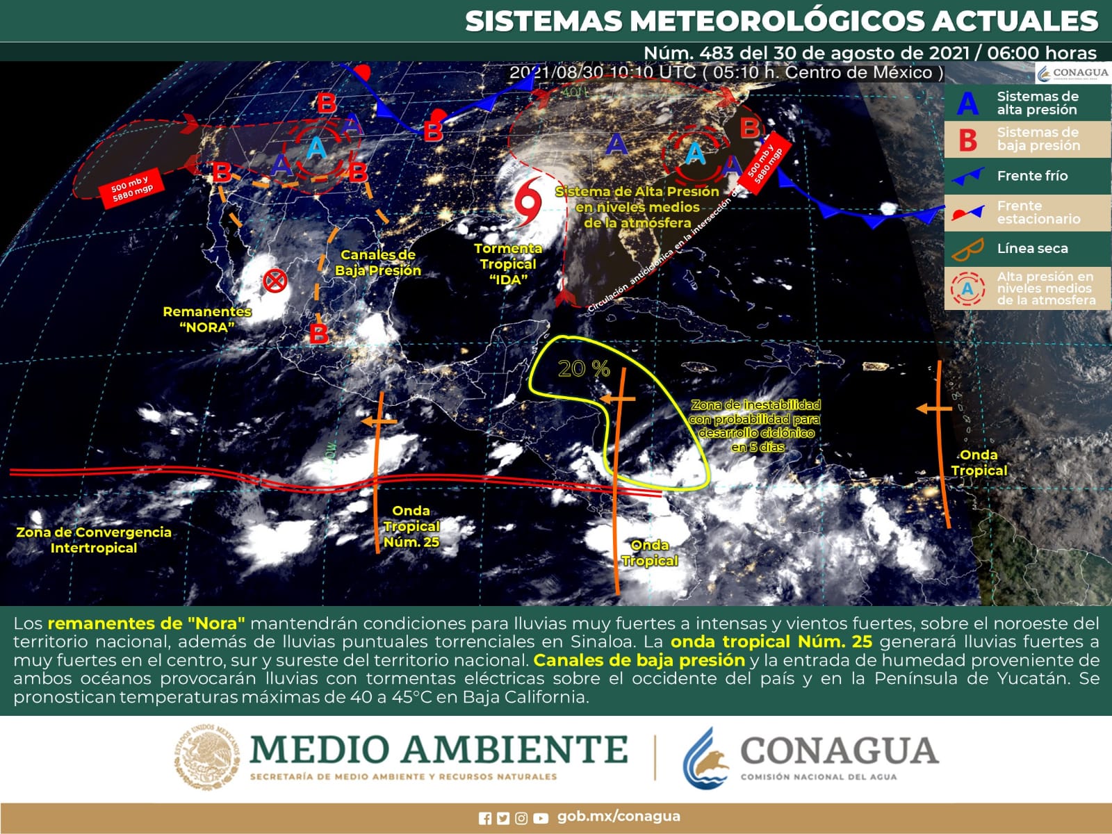 Canales De Baja Presión Traerán Lluvias A La Península Quadratin Quintana Roo 4870