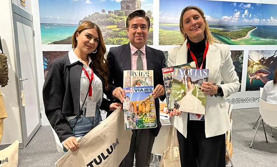 Tulum conquista en Fitur a la revista Hola de España - Quadratin Quintana  Roo