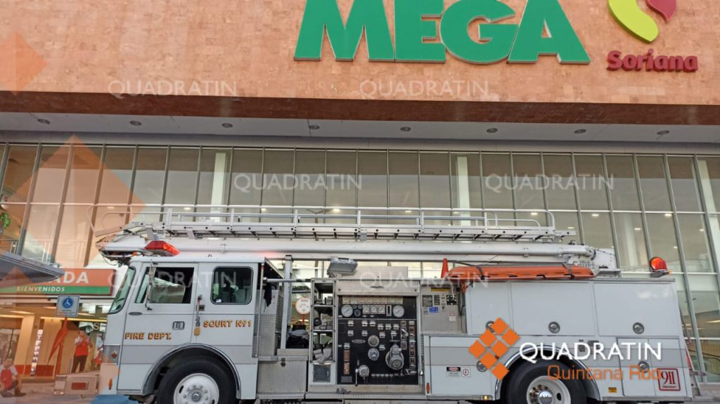 Conato de incendio en la Mega Soriana de Cozumel - Quadratin Quintana Roo