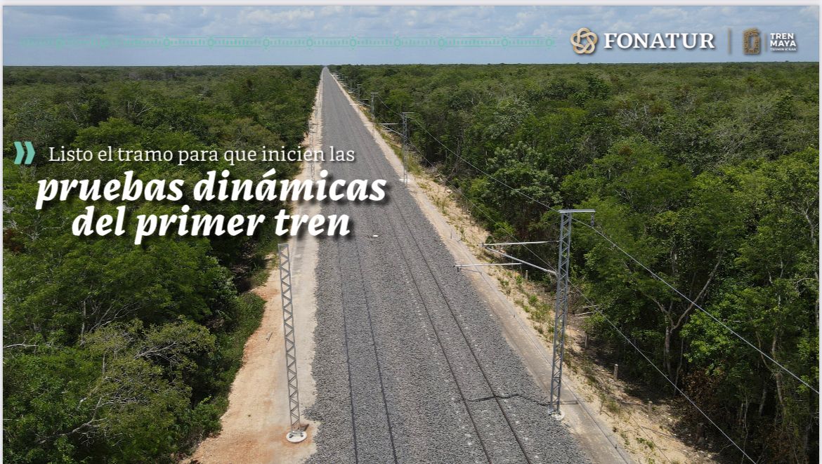 Alistan vías para pruebas dinámicas de Tren Maya - Quadratin Quintana Roo