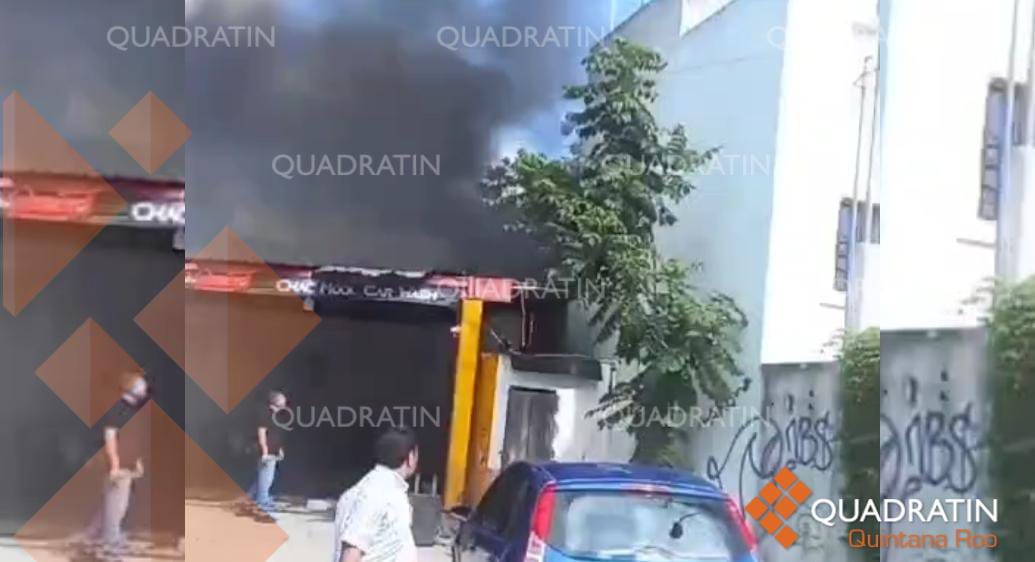 Se incendia casa en Cancún - Quadratin Quintana Roo