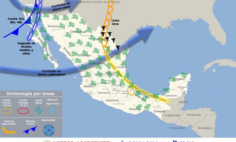 Bancos de niebla harán bajar la temperatura en Quintana Roo