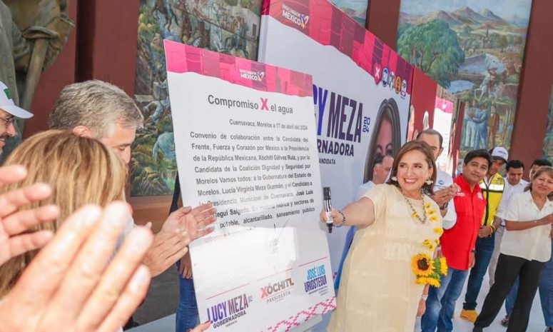 Firma Xochitl compromiso para recuperar río Apatlaco, Morelos
