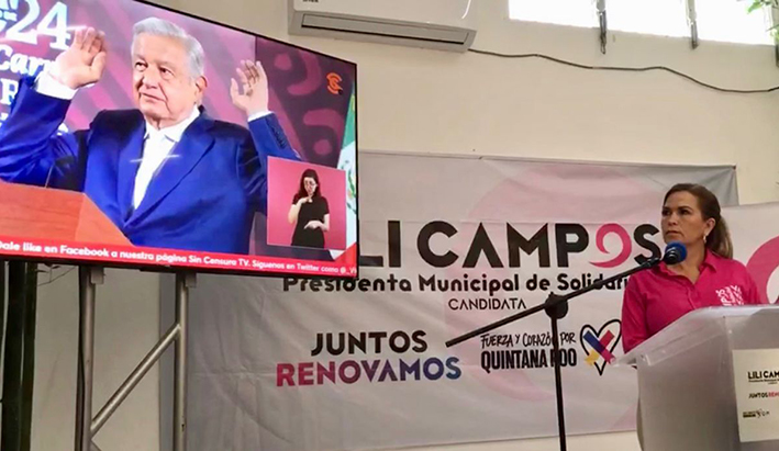 Buscan usar a AMLO para intereses particulares: Lili Campos - Quadratin ...