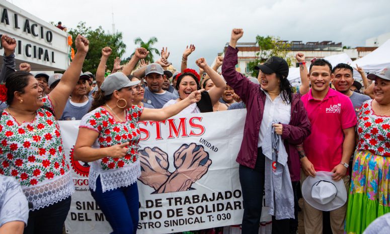 Solidarenses conmemoran el 114 aniversario de la Revolución Mexicana