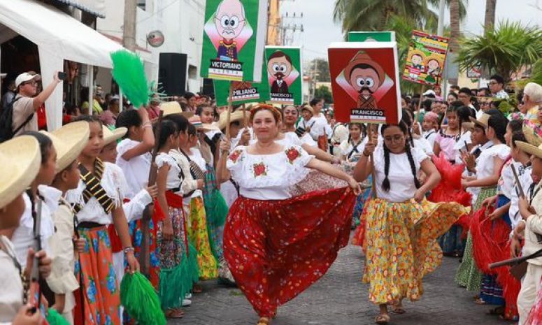 Isla Mujeres celebra el 114 aniversario de la Revolución Mexicana