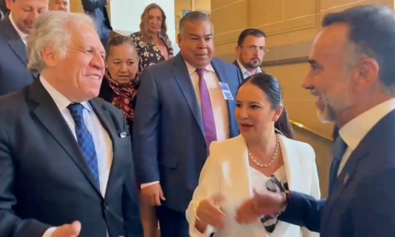 Sostiene alcalde de Metepec reunión con secretario general de la OEA