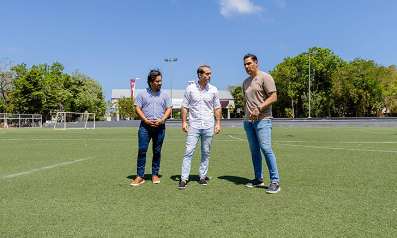 Preparan remodelación de la Unidad Deportiva de Tulum