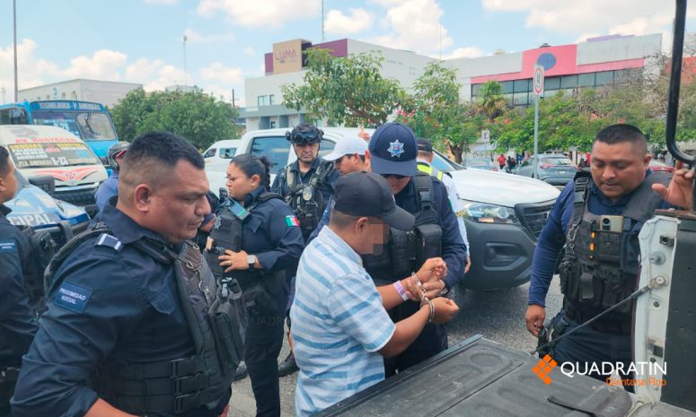 Denuncia a presunto agresor entre marchistas ambulantes en Cancún