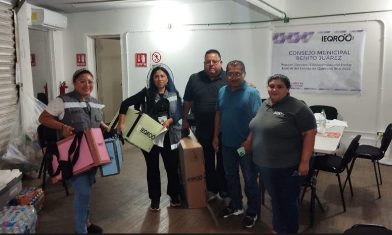 Distribuye el Ieqroo 1,280 paquetes electorales en Quintana Roo