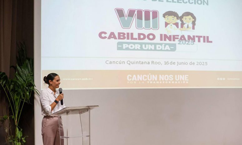 Alzan la voz niños de Cancún