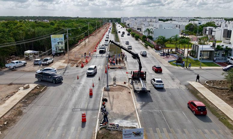 Se acabaron los choques en avenida 135 con 127 de Cancún