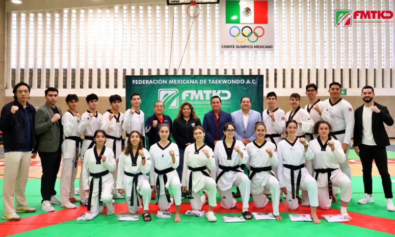 Lista, selección mayor de taekwondo mexicano rumbo al Mundial 2026