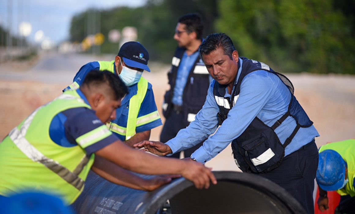 Mejora Aguakan red de agua potable en Cancún