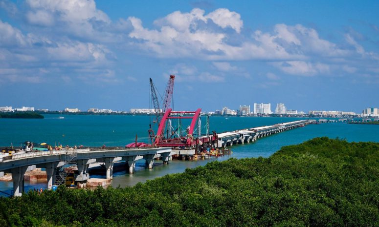 Concluyen trabajos en zona de manglar del puente Nichupté en Cancún