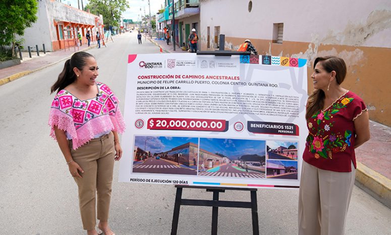 Presumirá Felipe Carrillo Puerto su historia con Caminos Ancestrales