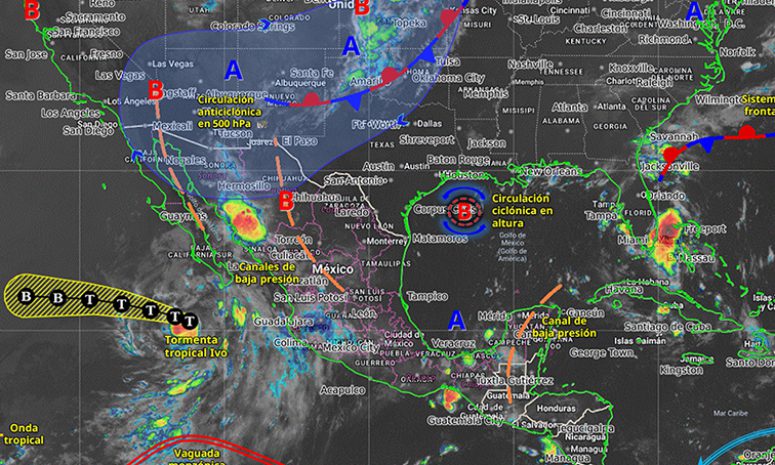 Espera Quintana Roo fuertes lluvias este sábado