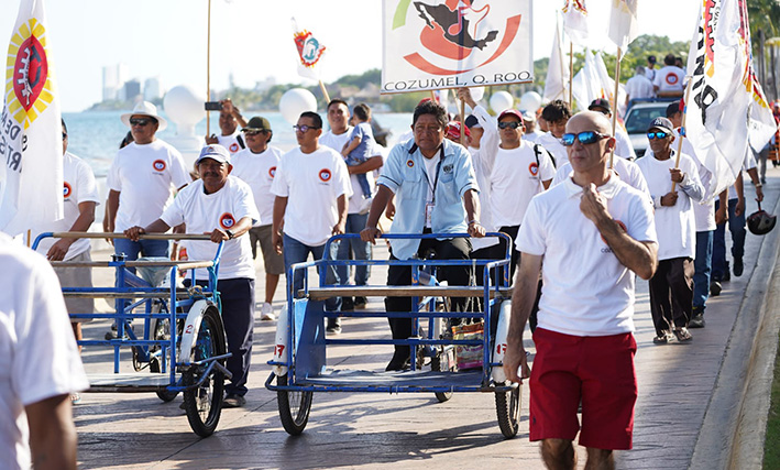 CTM moviliza 700 voces este 1 de mayo en Cozumel - Quadratin Quintana Roo