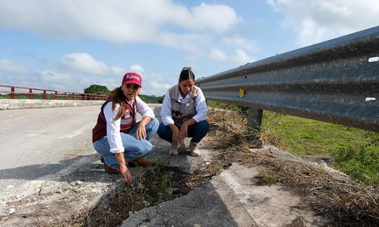 Meterán mano al puente de Nuevo Bécar en Othón P. Blanco