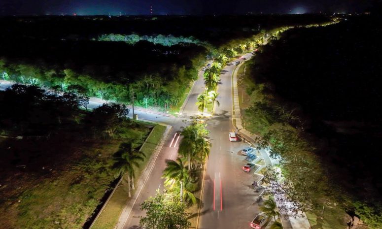 Le ponen luz a 31 mil habitantes en el Boulevard Bahía de Chetumal