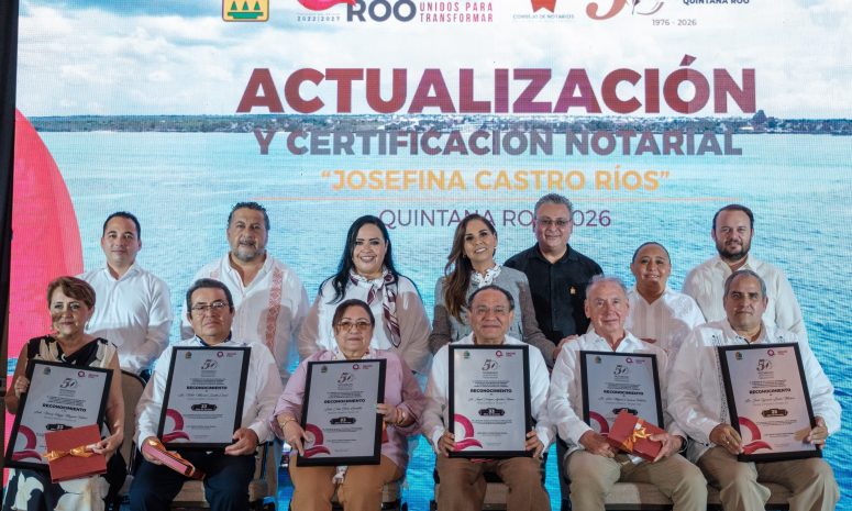 Van por certificación 183 notarios de Quintana Roo este 2026