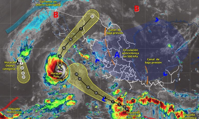 Canal de baja presión carga de lluvia a Quintana Roo este domingo