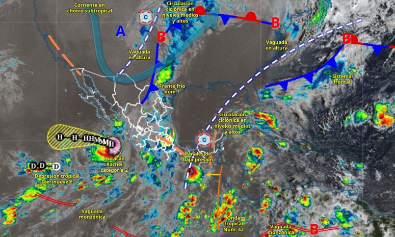 Llega octubre con la onda tropical 42 a Quintana Roo