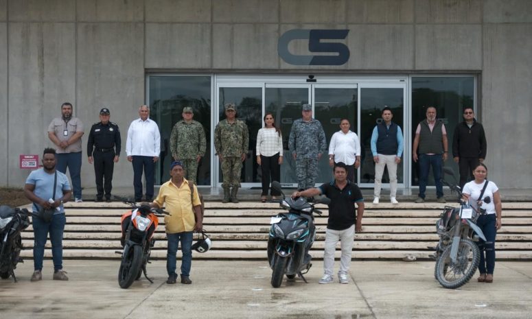 Regresan a sus dueños 9 vehículos robados en Quintana Roo