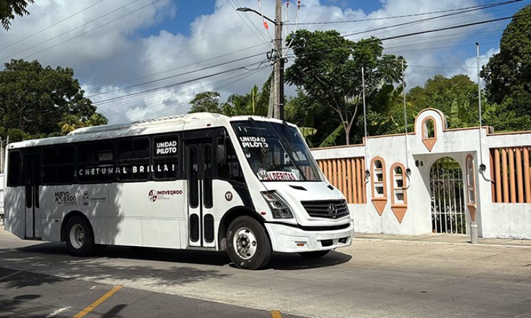 Chetumal estrena ruta y pone a rodar más transporte público