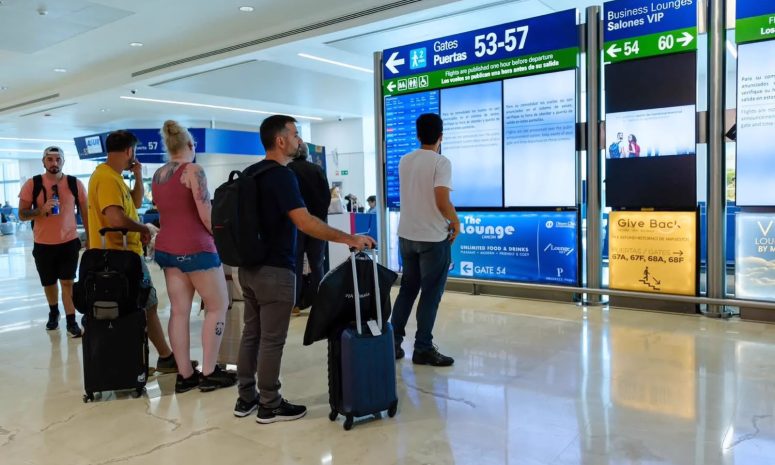 Desvían a Mérida dos vuelos por intensas lluvias en Cancún