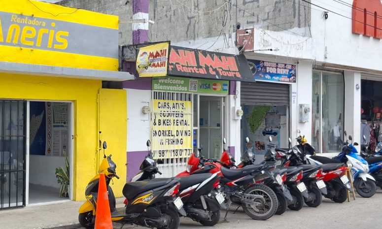 Se desploma la actividad de rentadoras de autos en Cozumel