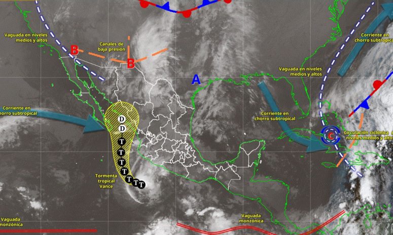 Arrecia el oleaje en Quintana Roo; prevén lluvias y rachas de viento