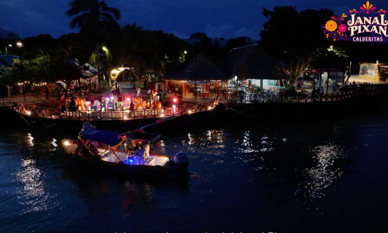 Alista Calderitas un Janal Pixán frente a la Bahía de Chetumal