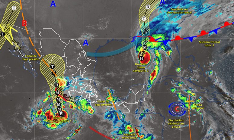 Lluvias, rayos y calor: así pinta el sábado en Quintana Roo