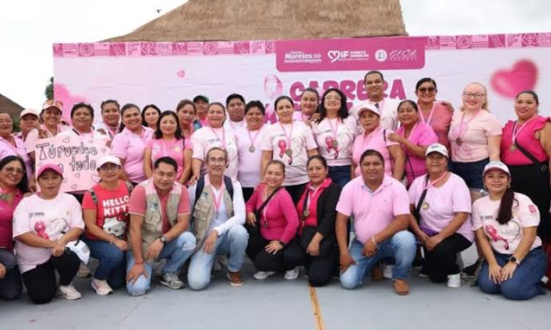 ¡A correr por la vida! Puerto Morelos alista Carrera Rosa